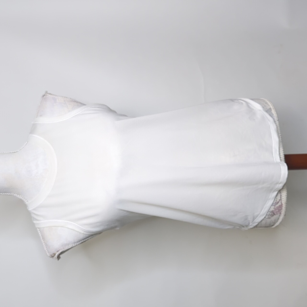 LULULEMON High Neck Running Training Tank Top Mesh Lightweight White Size Small